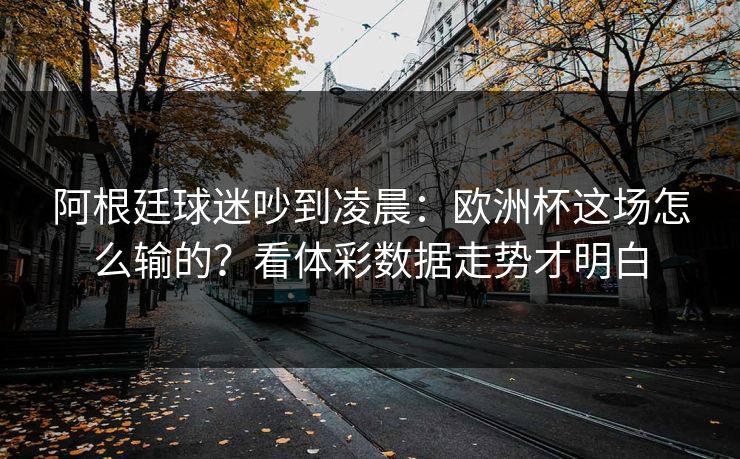 阿根廷球迷吵到凌晨：欧洲杯这场怎么输的？看体彩数据走势才明白